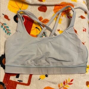 Lululemon energy sports bra (light blue, navy)